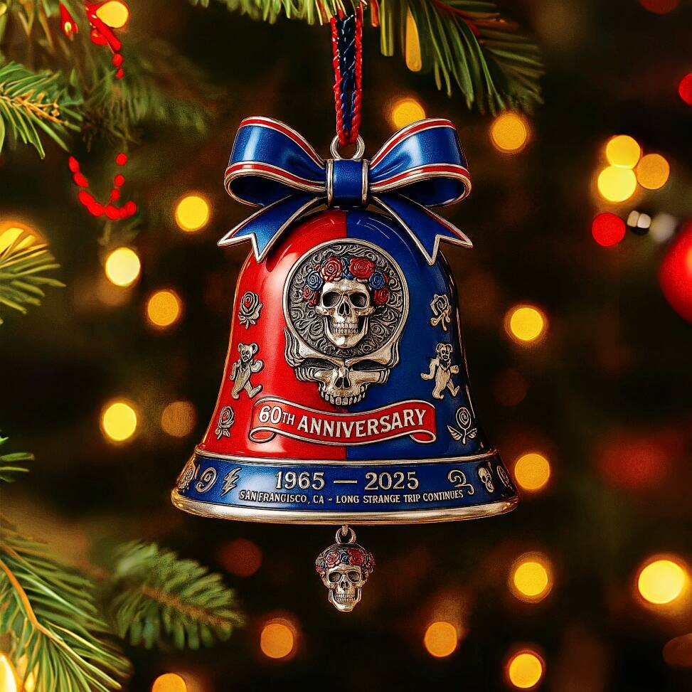 The Dead 60th Anniversary Bell Ornament