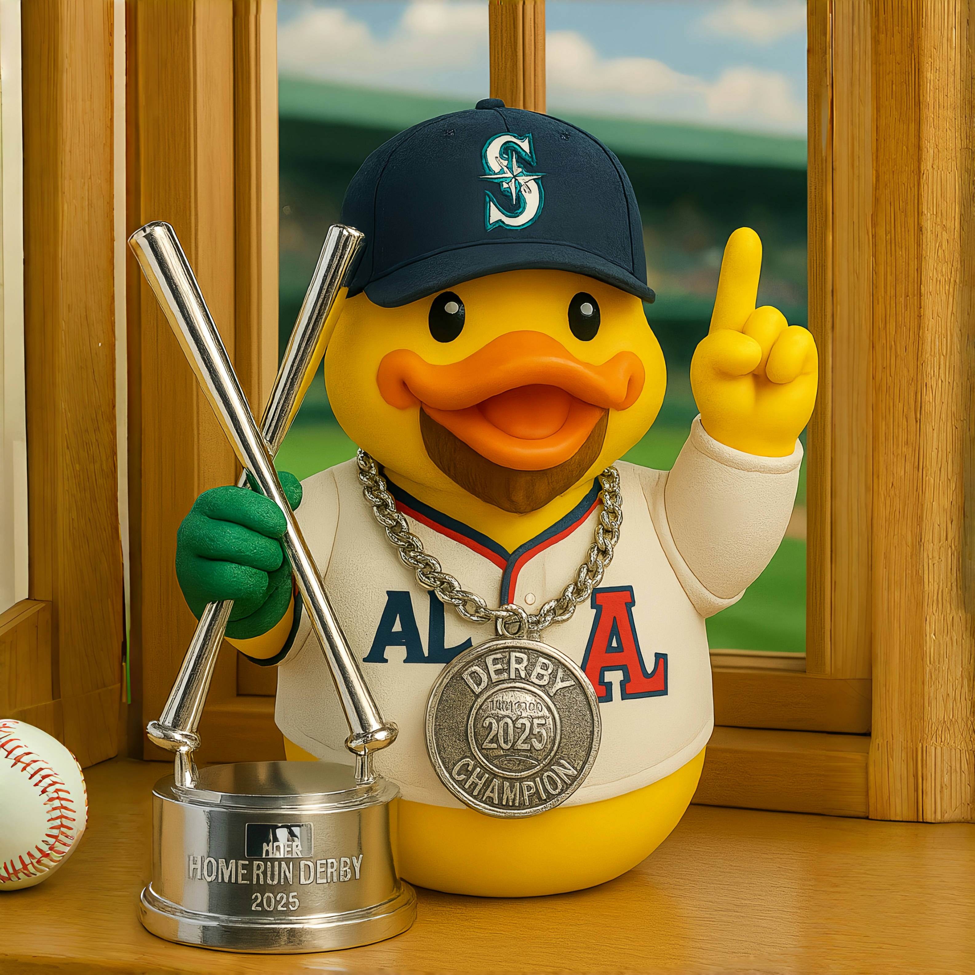 🏅 2025 Home Run Derby Duck Champion – Limited Edition 🦆