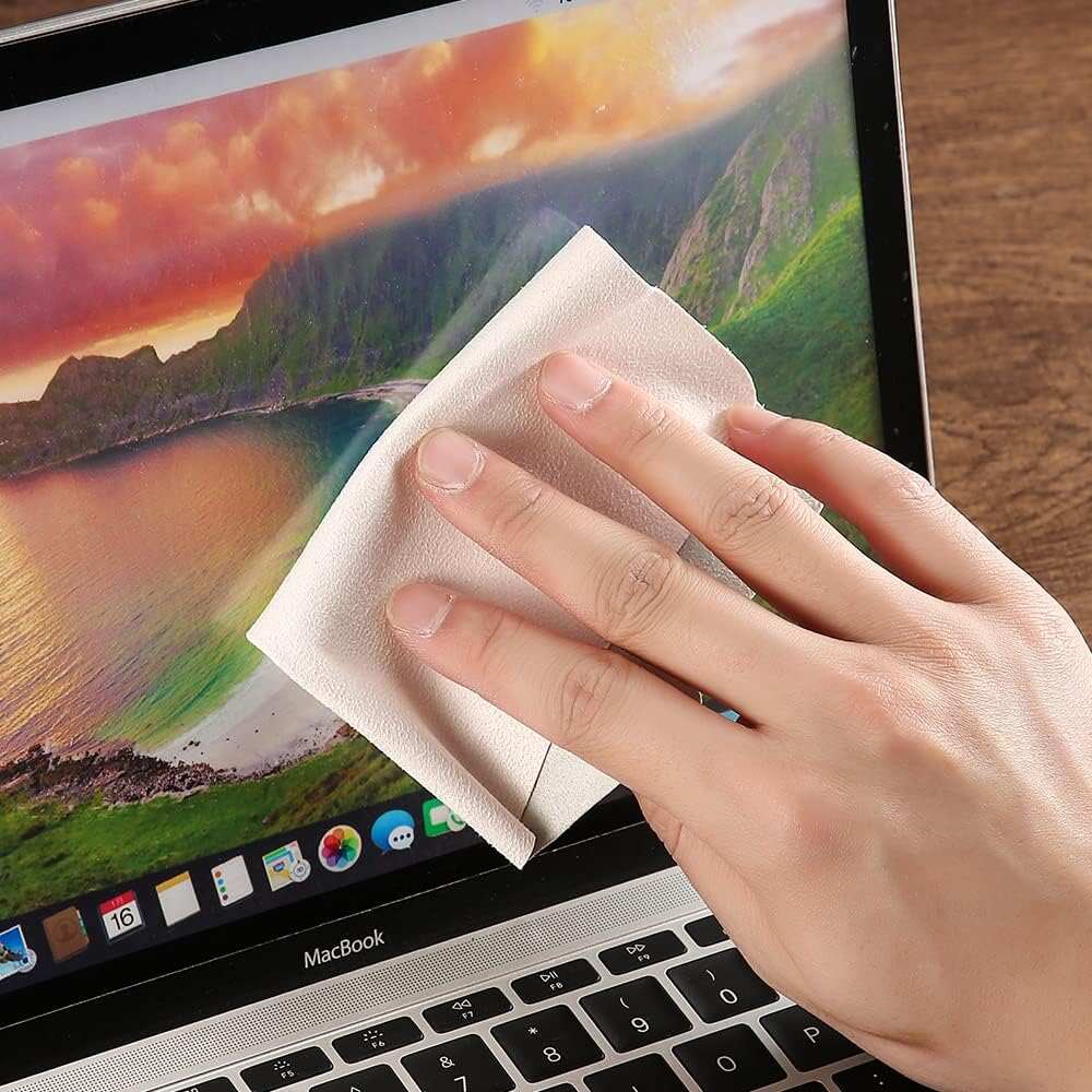 100 PCS Glasses Clean Cloth Suede, Lens Clean Cloth for Lenses, Glasses, Screens, Cameras, iPad, iPhone, Eyeglasses (6