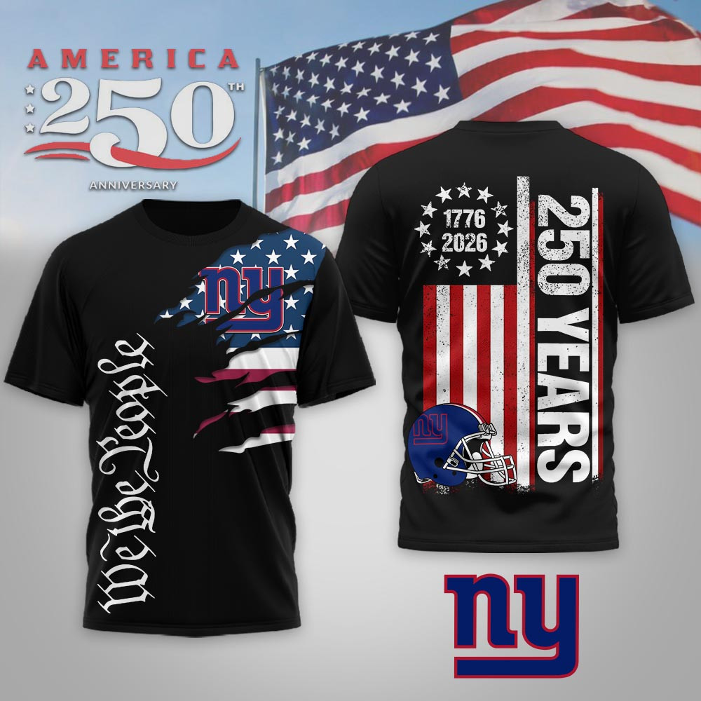 New York Giants | Premium NFL We The People USA 250th Anniversary T-shirt MM