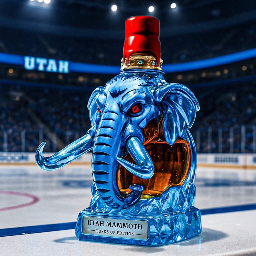 Utah Mammoth Whisky Bottle