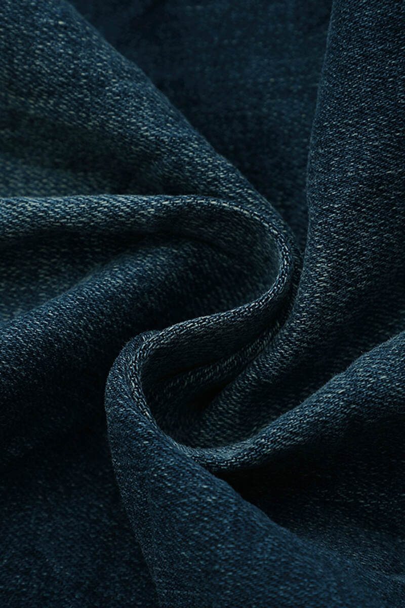 Button Up Roll Hem Low Waist Straight Leg Jeans