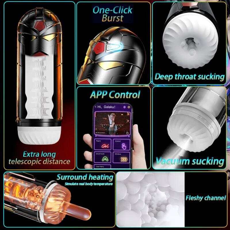 GALAKU APP Mecha Automatic Masturbation Cup