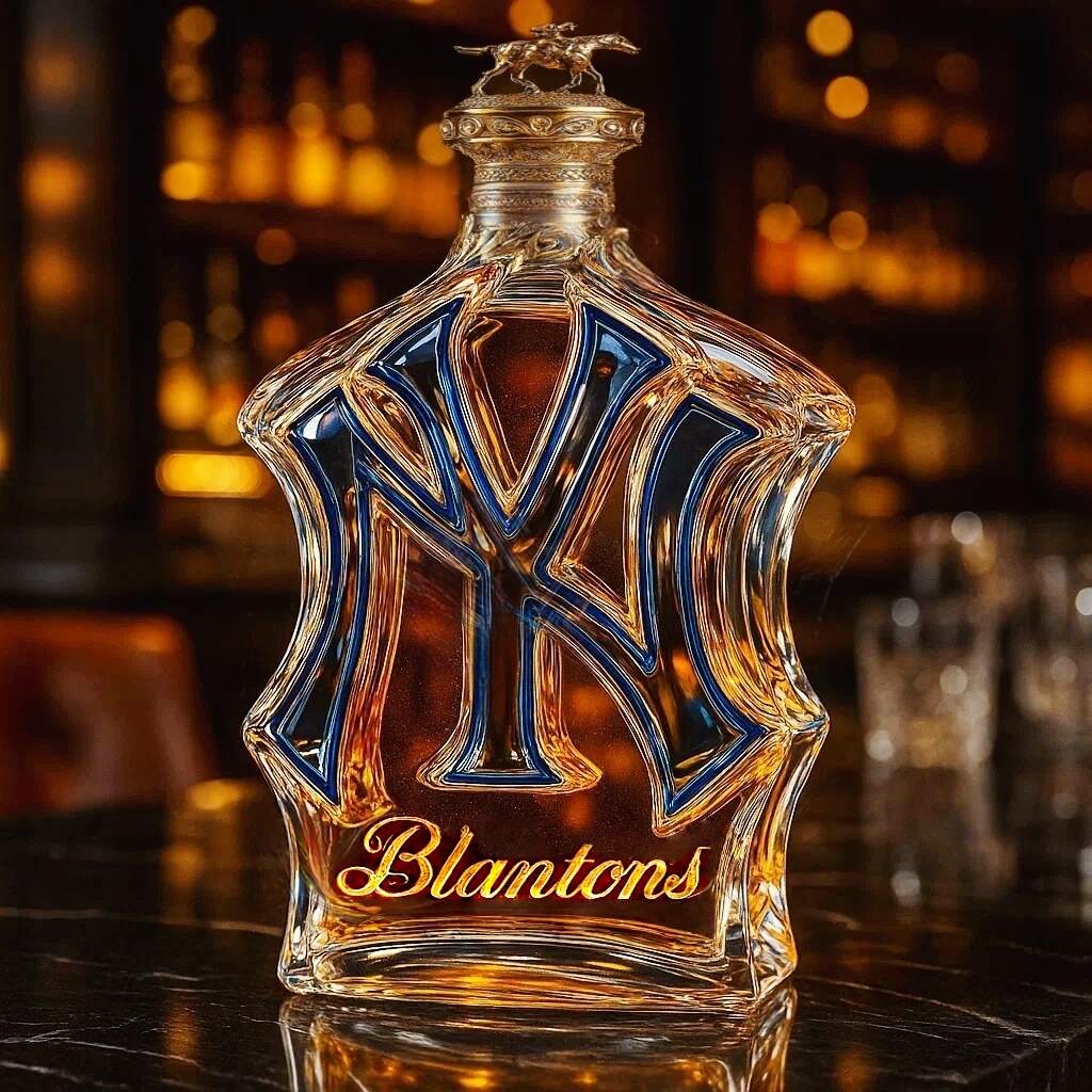 New York Yankees Whiskey Bottle