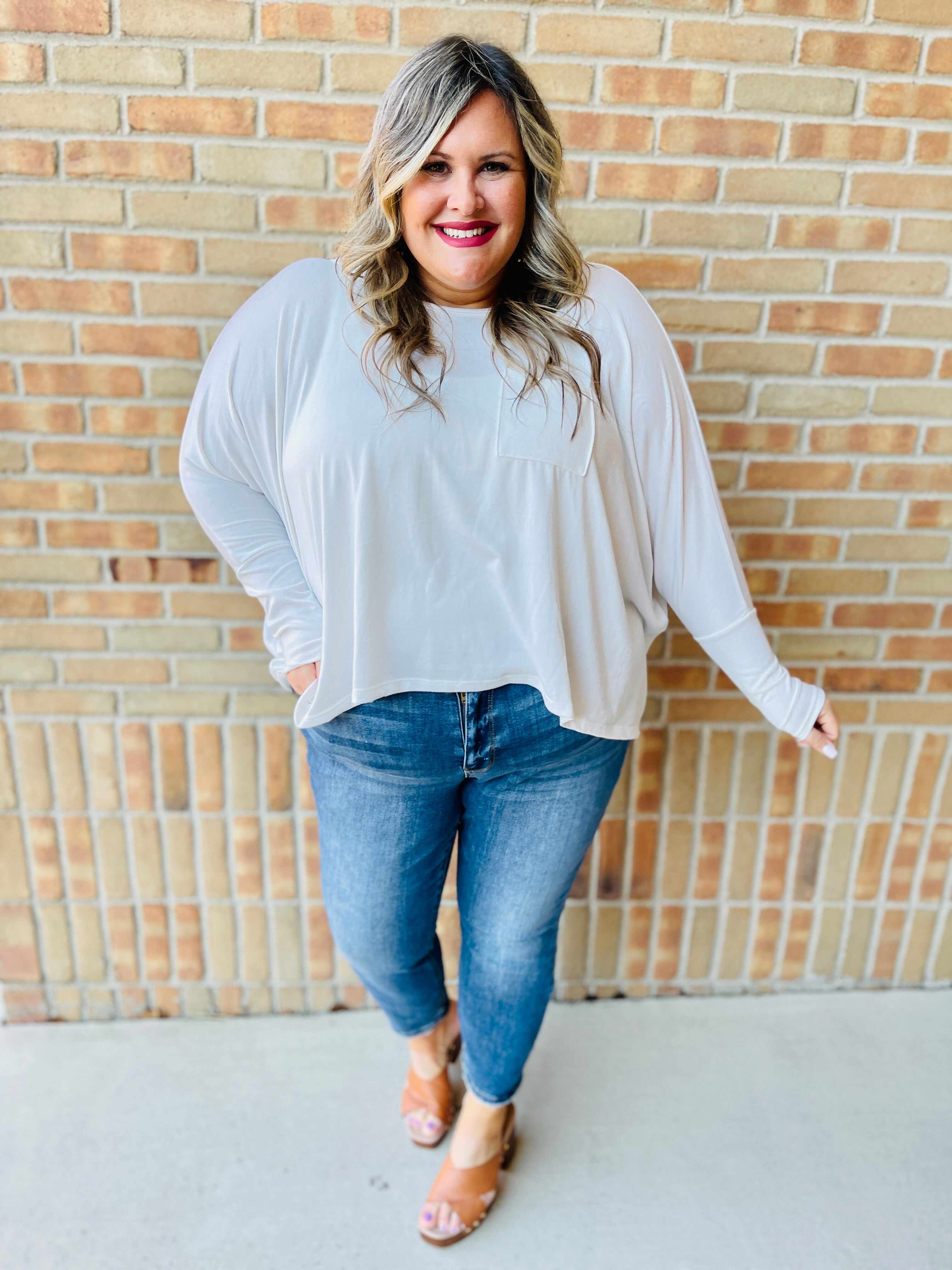 RESTOCK!  Plus/Reg Your Favorite Boyfriend Jeans