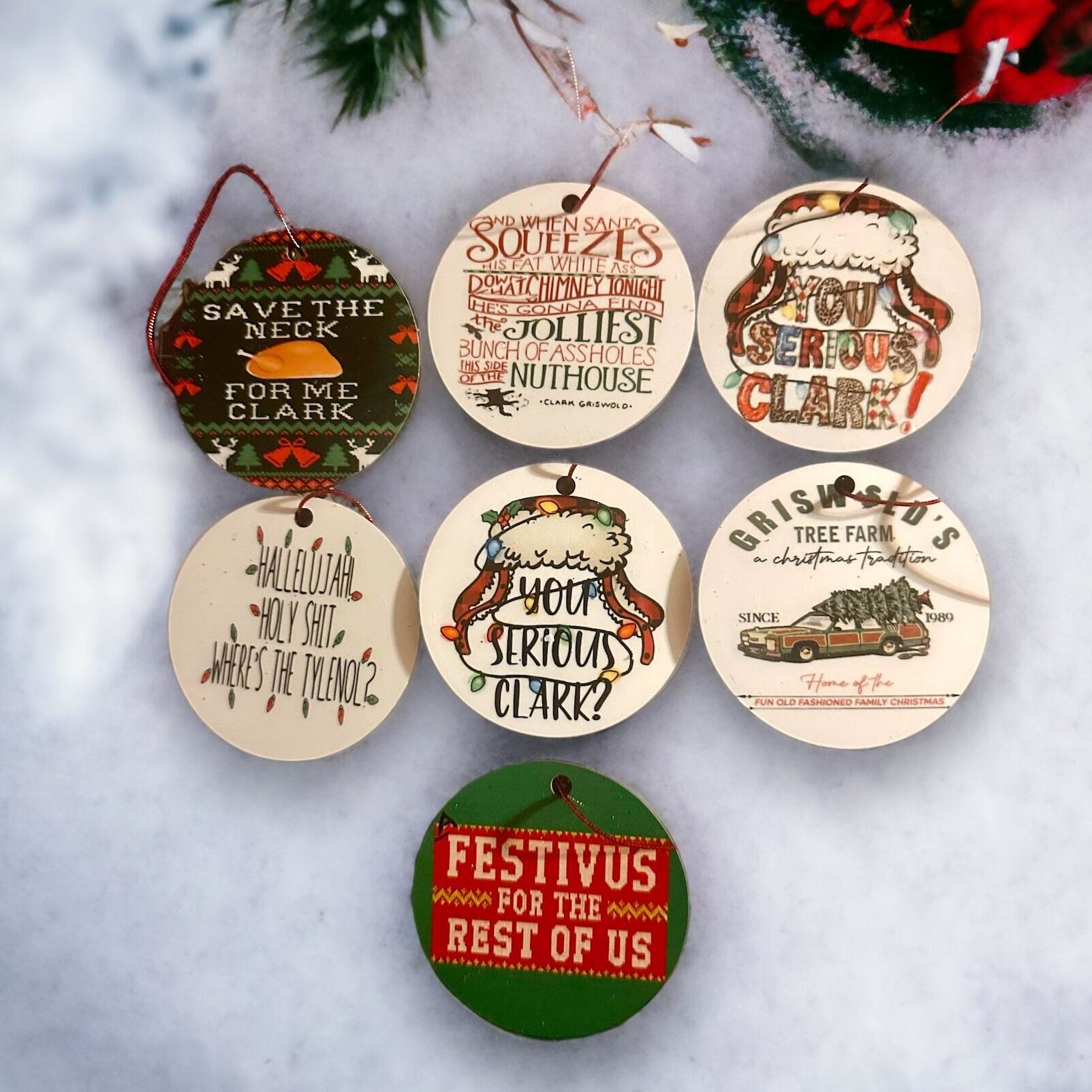 Funny ‘Christmas vacation’ ornaments