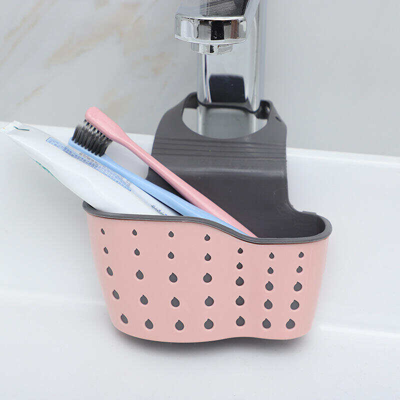 1pc Kitchen Sink Hanging Bag - Organize Your Drain, Faucet, and Dish Cloths with this Convenient Storage Solution