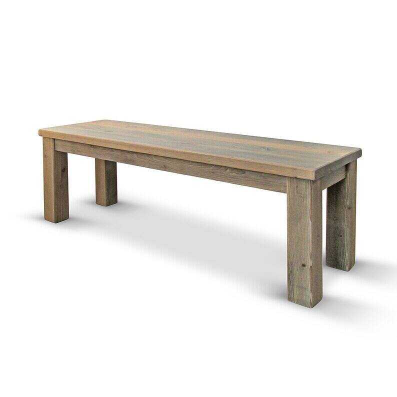 Bench, Farmhouse Bench, Entryway Bench, Reclaimed Wood, Wood Bench, Handmade, Rustic
