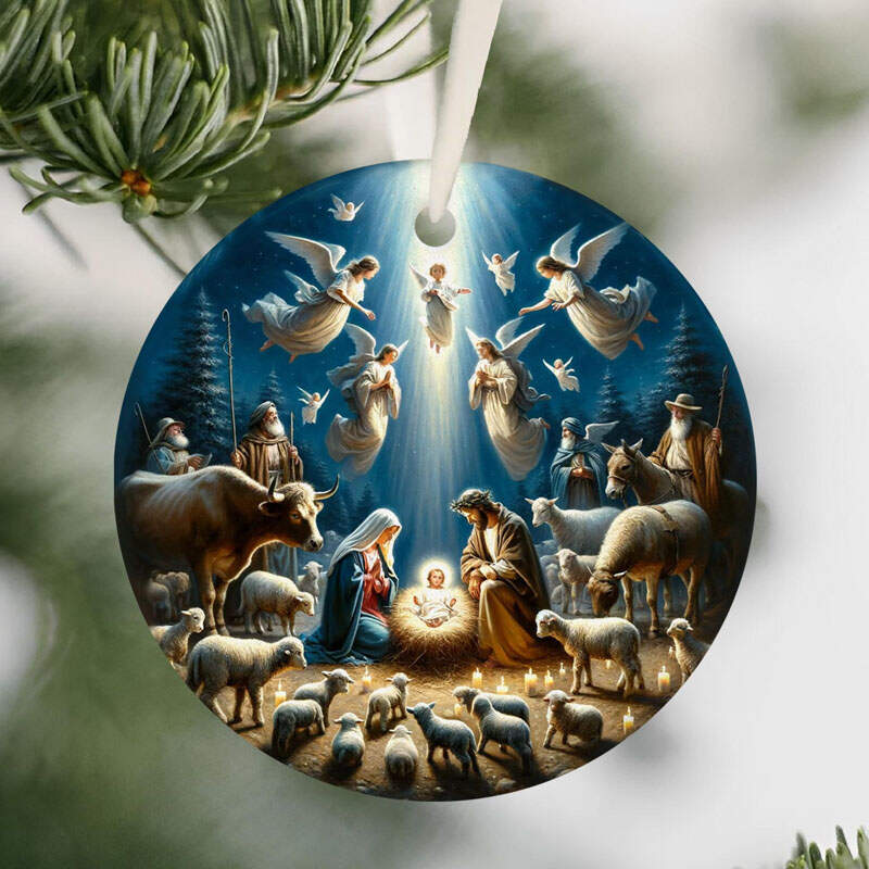 Christmas Nativity Scene Ornament