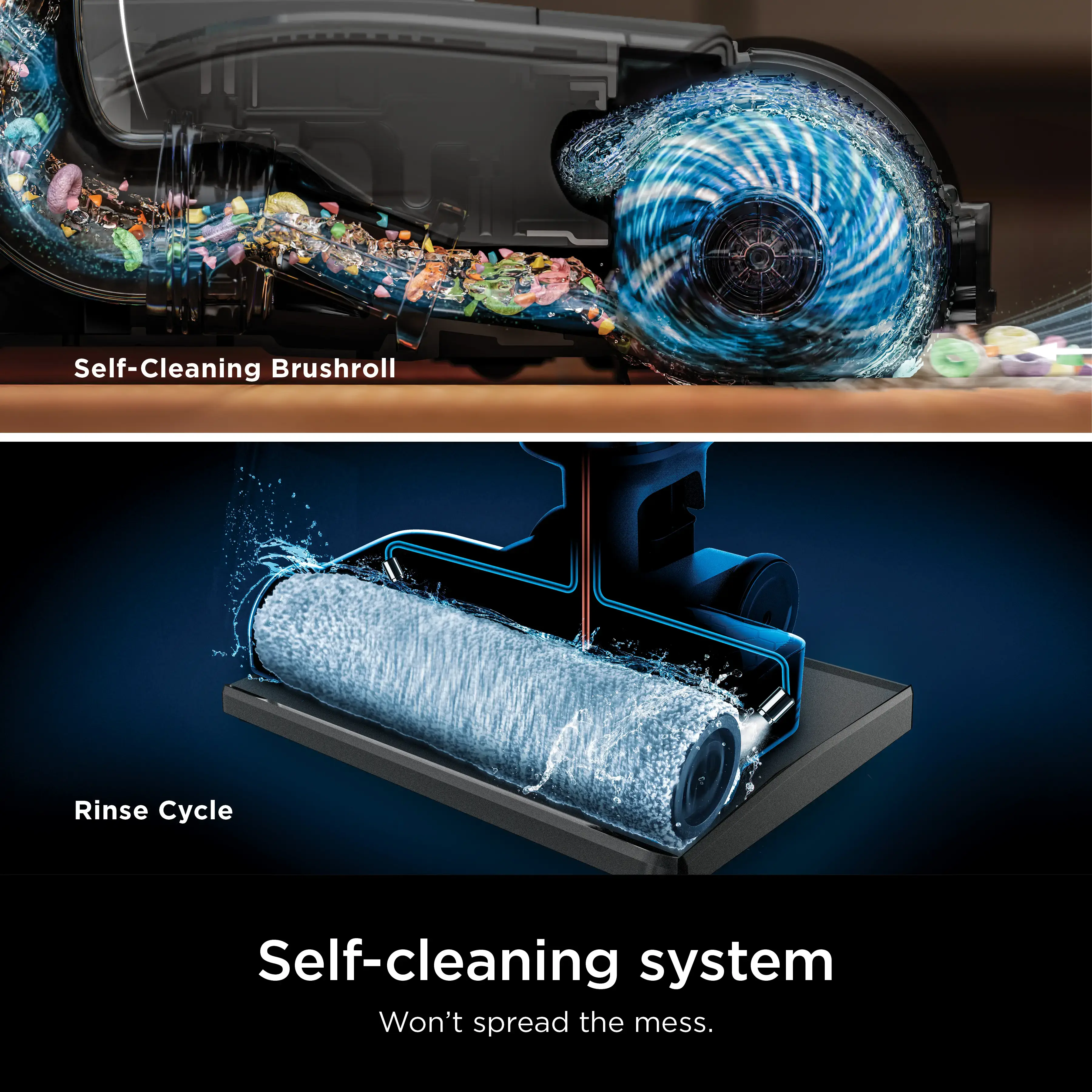 Corded 3-in-1 Vacuum Mop Self-Cleaning System WD161