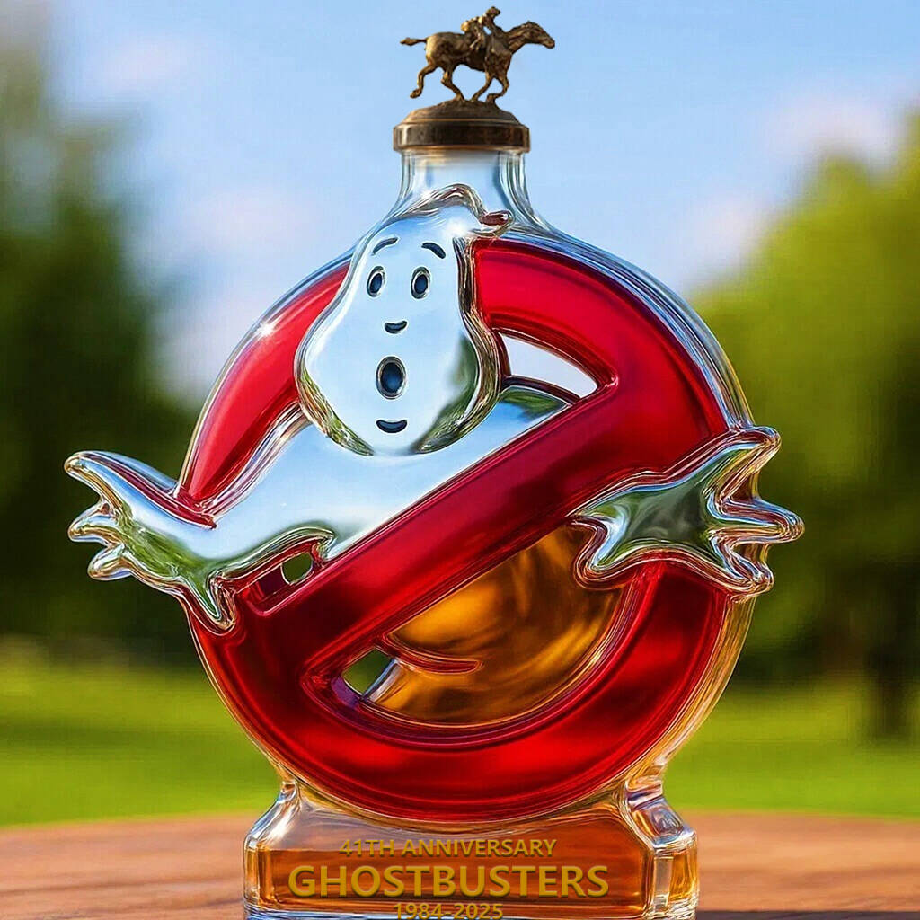 Ghostbusters 41th Anniversary Whiskey Bottle