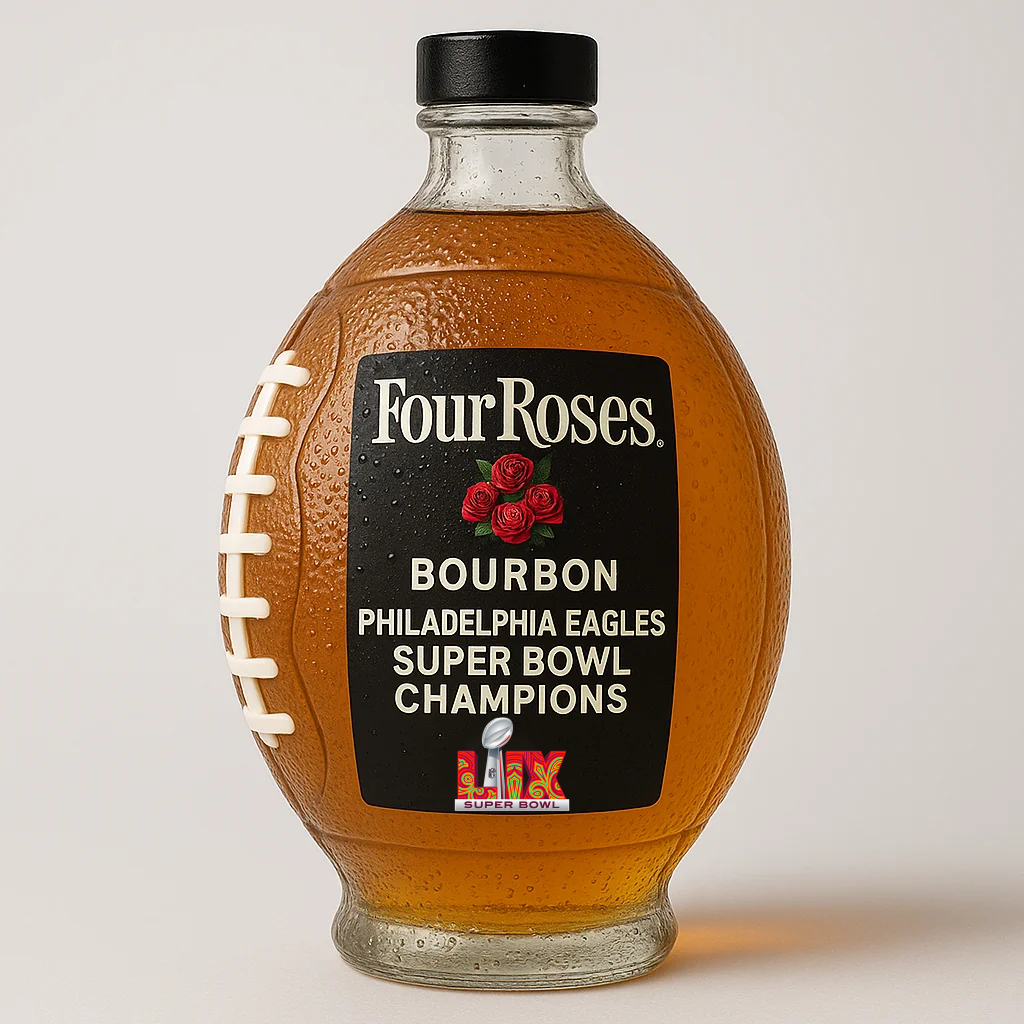 Philadelphia Eagles Super Bowl Champion Football Bottle