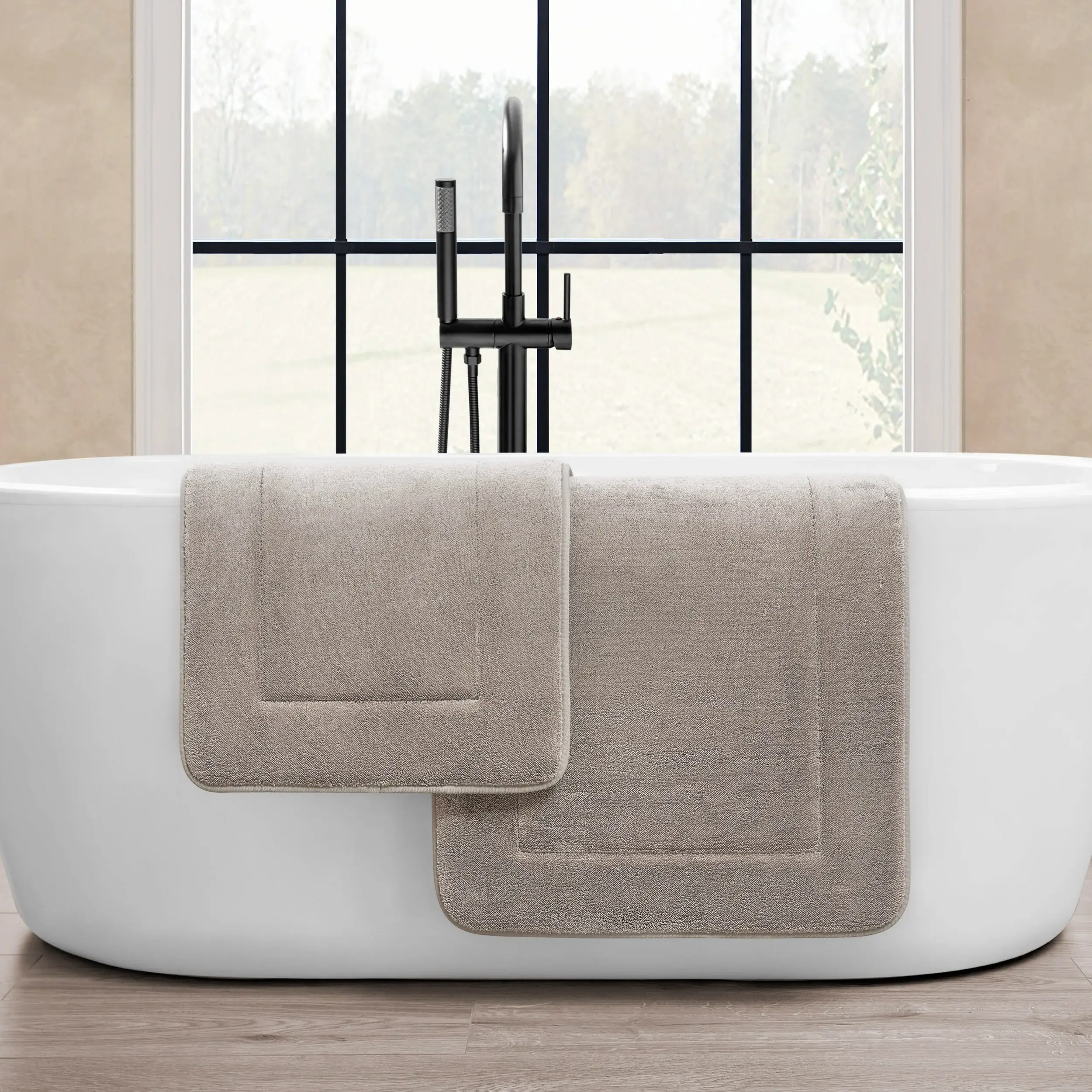 Oliver Brown Terry Memory Foam Bath Mat