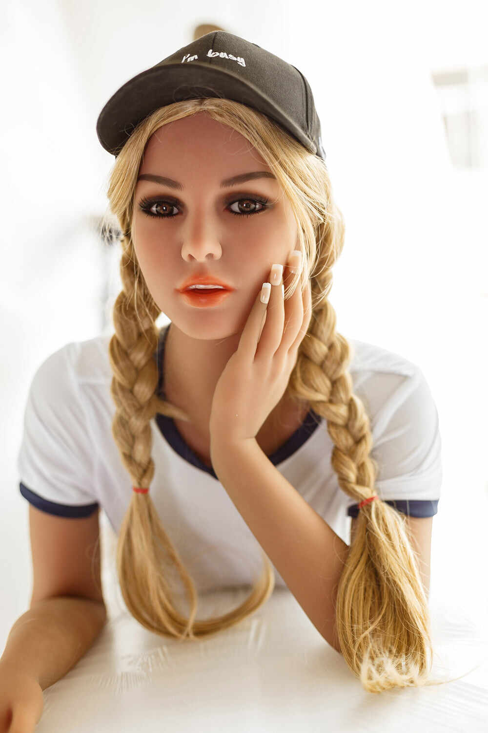 Amity 5ft45 / 166cm #108 Head Blonde Small Boobs Skinny Full Size Real Love Sex Doll