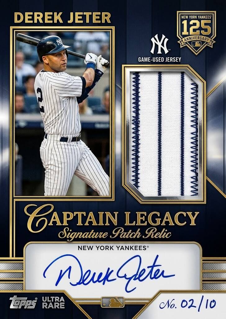 2026 New York Yankee 125th Anniversary Trading Cards Hobby Box