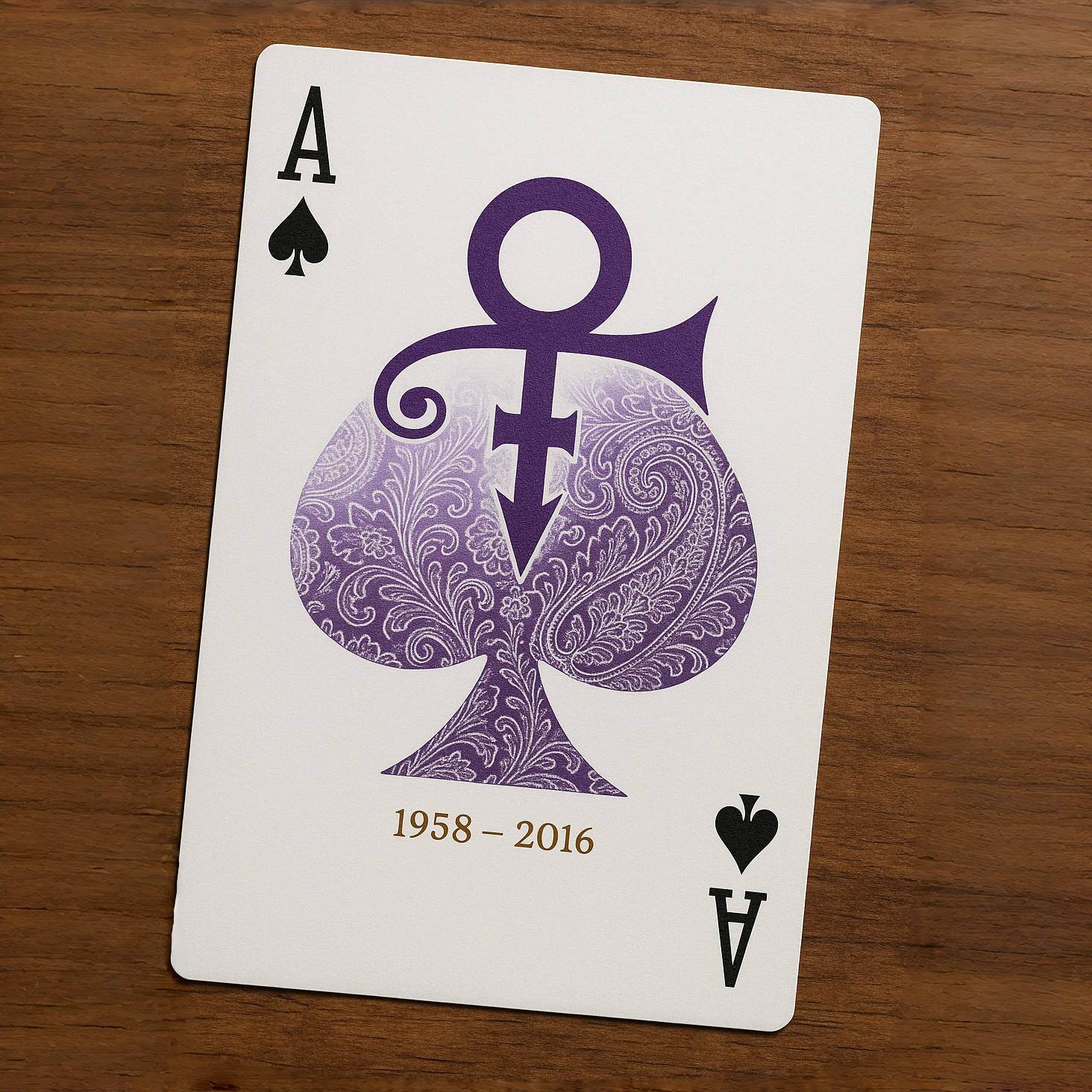 Prince 1958–2016 Memorial Playing Cards
