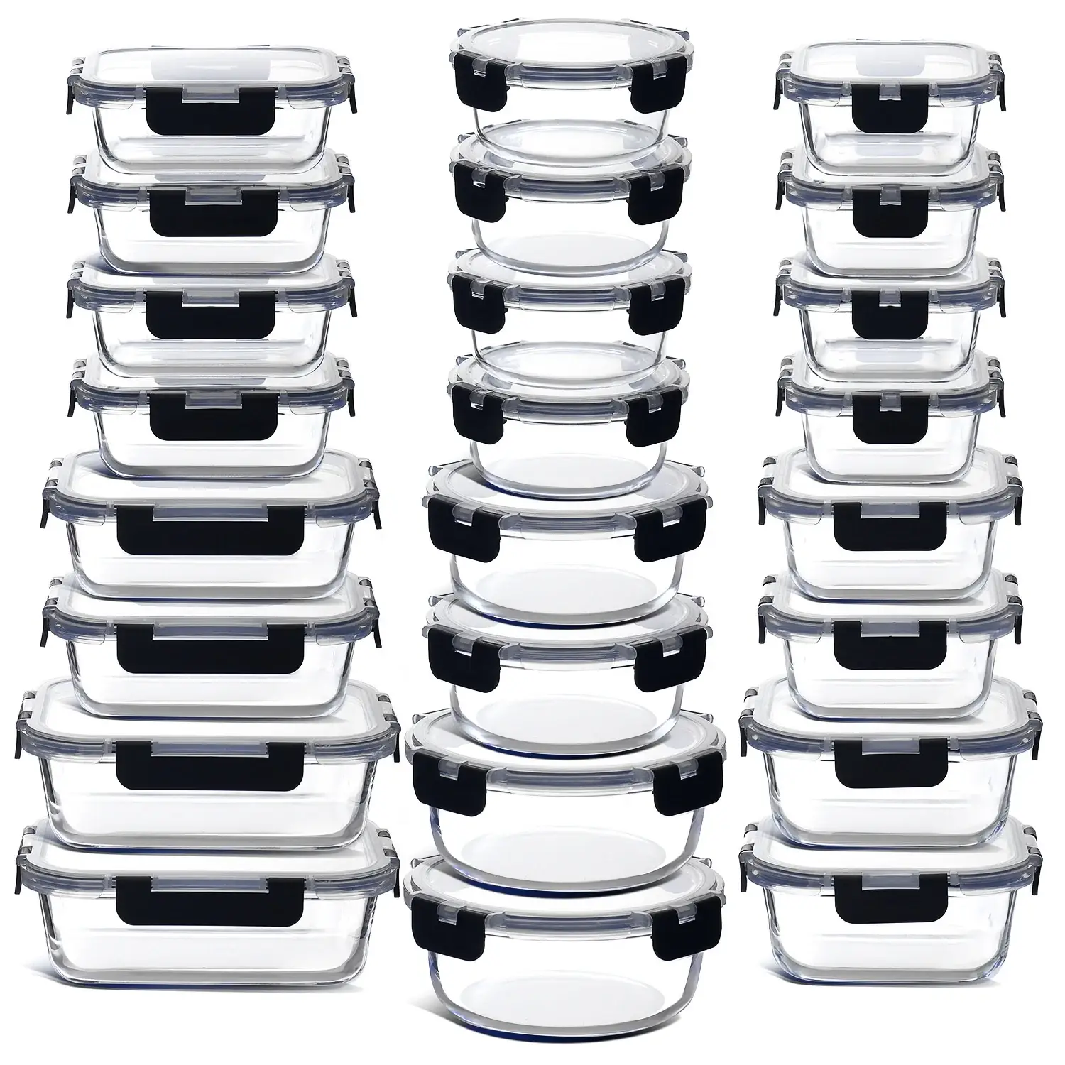 Eatex Glass Food Storage Containers with Lids
