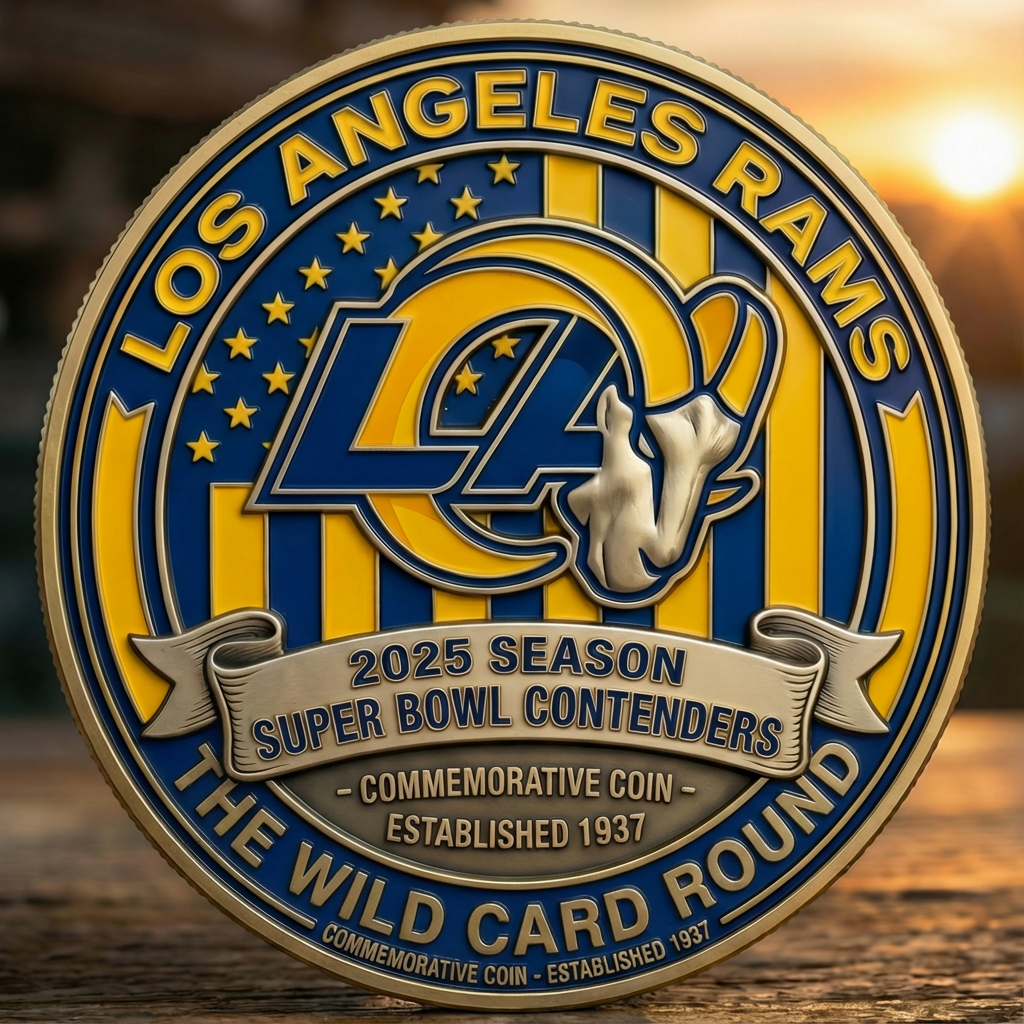 Los Angeles Rams Wild Card Victory Commemorative Coin