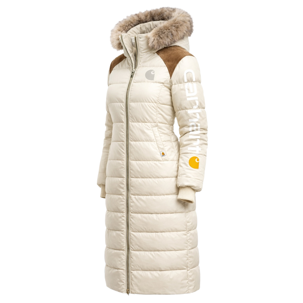 Women's Winter Hooded Trench Coat