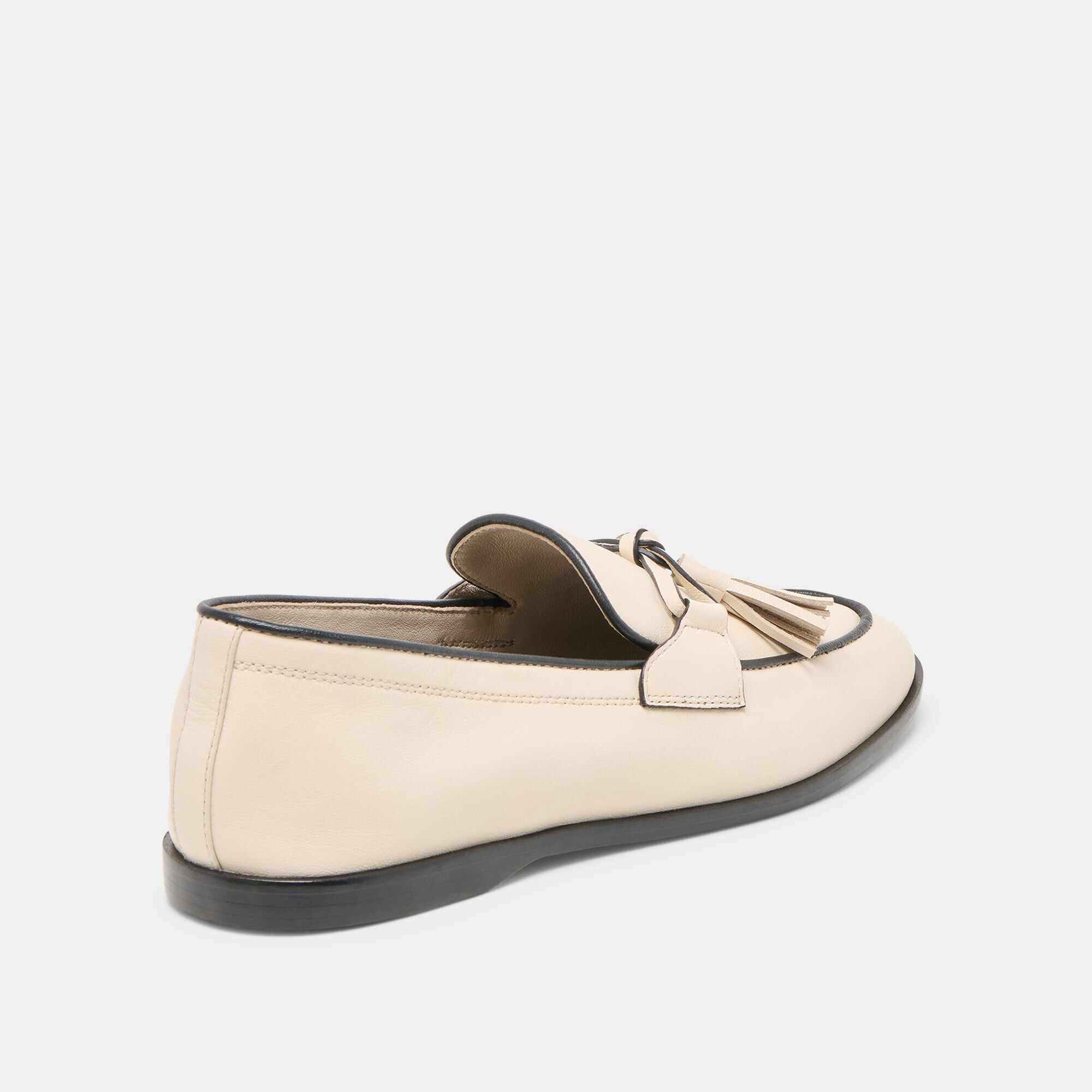 LOKLAN LOAFERS IVORY LEATHER