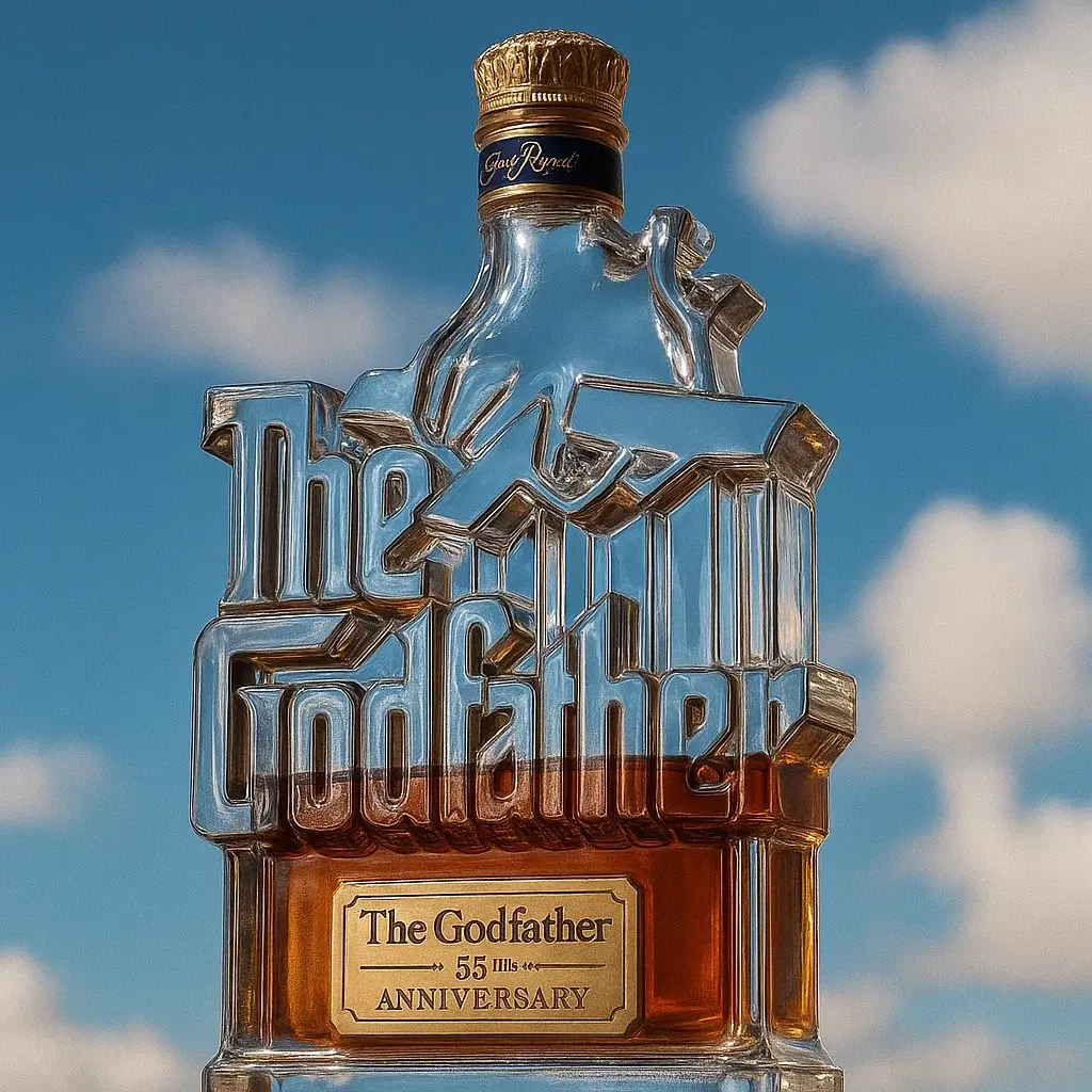 The Godfather 53rd Anniversary Whisky Bottle