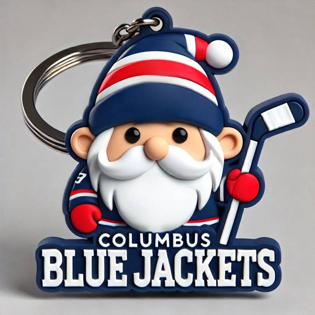 Hockey Gnome Keychain