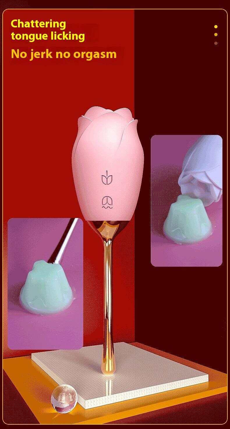 Rose Tongue Licking Sucking Clitoral Vibrator