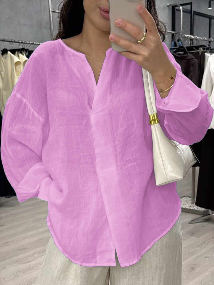 🔥Summer Arrivals🌟Women's Casual V-neck Shirt