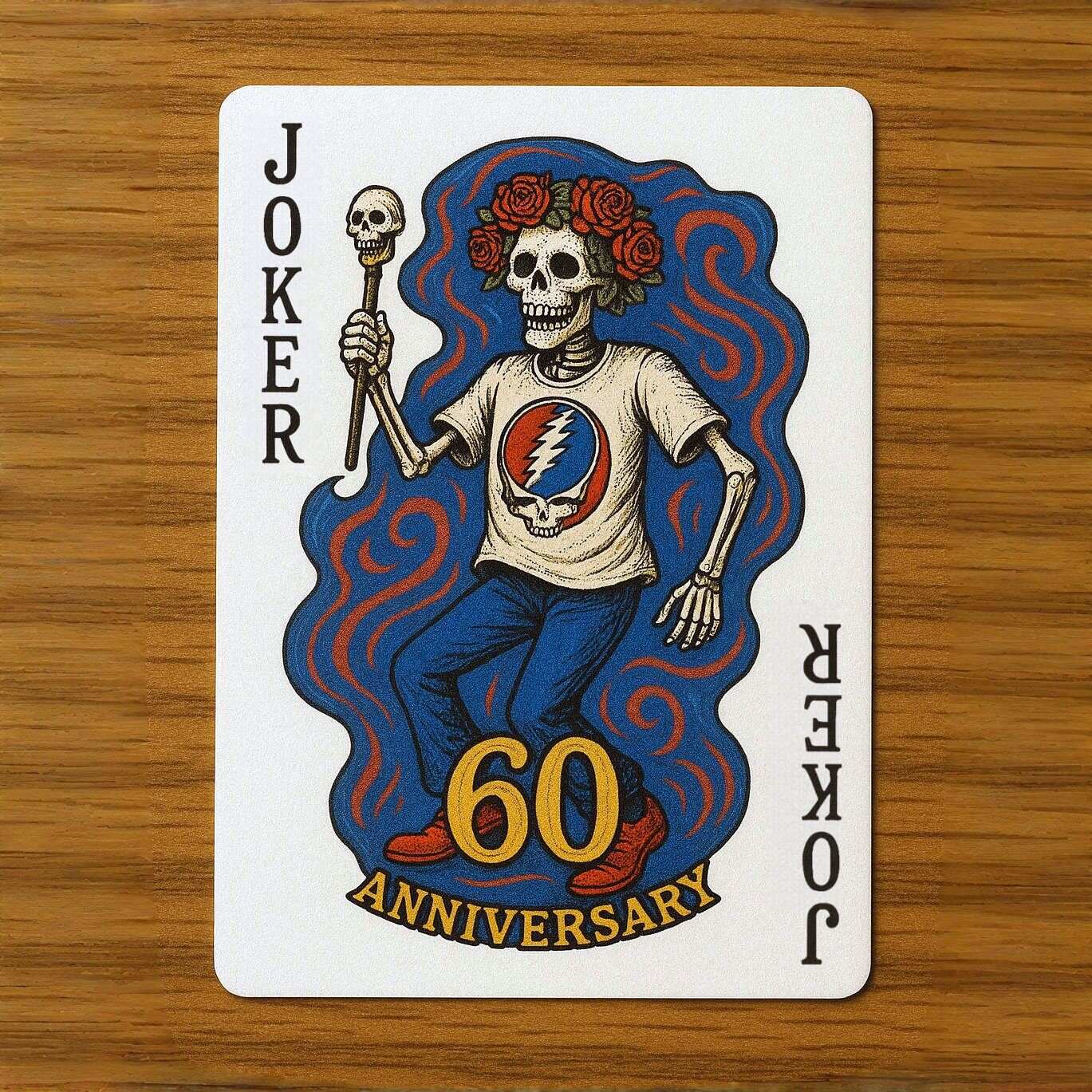 Grateful Dead 60th Anniversary Playing Cards