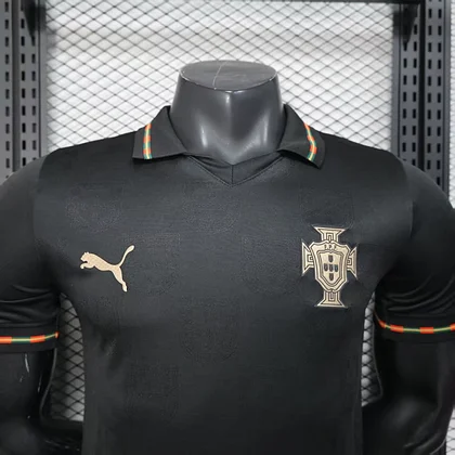 2026 Player Version Portugal Black Panther Football Shirt