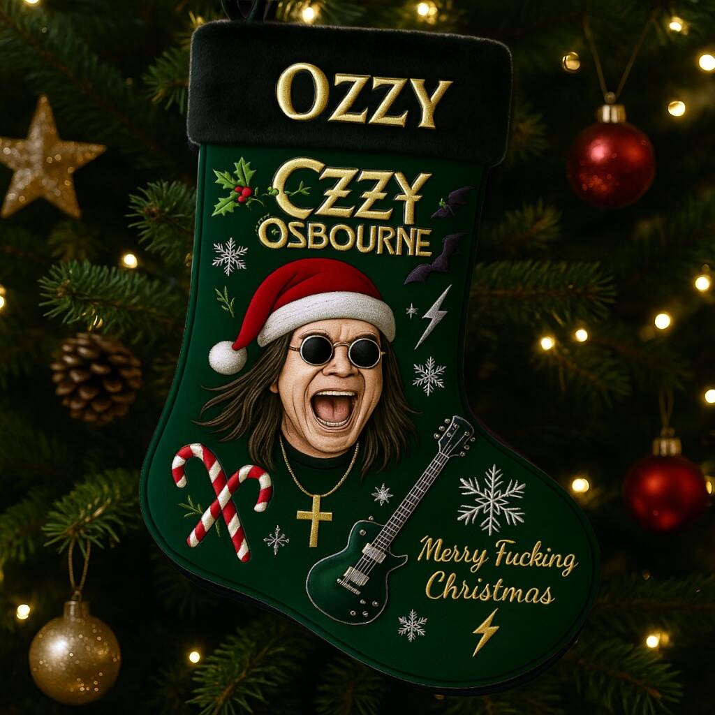 Ozzy Osbourne Christmas Stocking