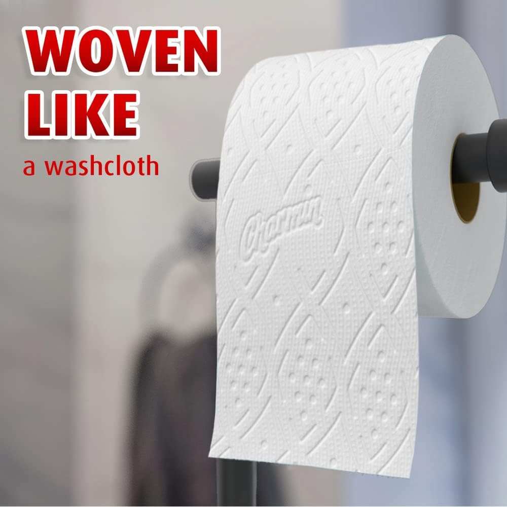 Charmin Ultra Strong Clean Touch Toilet Paper, 18 Family Mega Rolls = 90 Regular Rolls