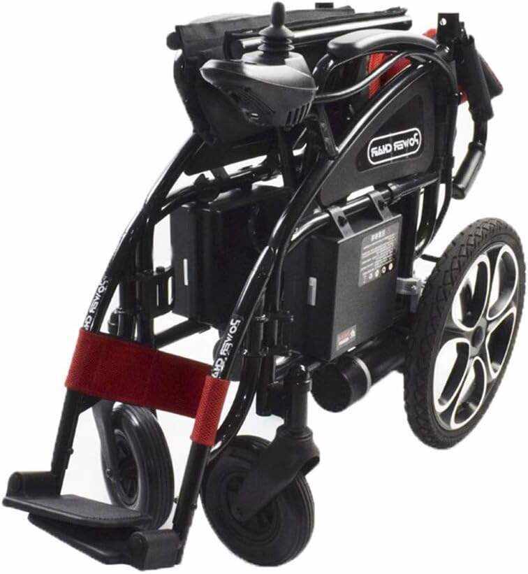 Rubicon DX01 All Terrain Foldable Electric Wheelchairs for Adults - Powerful Dual Motor Motorized Power Wheelchairs - Silla de Ruedas Electrica para Adultos. Supports up to 300 lbs - Weight 70 lbs