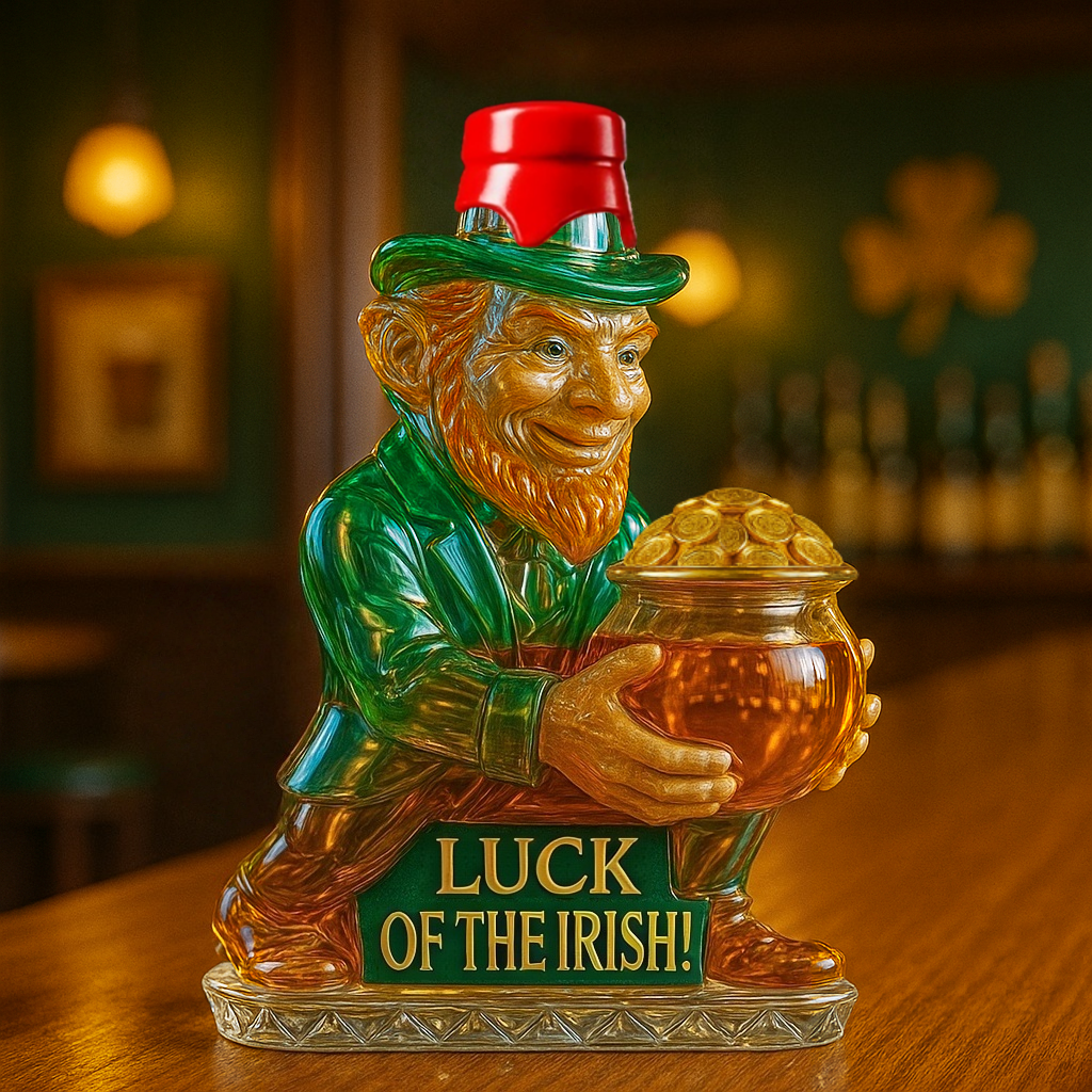 🍀 Leprechaun Irish Whiskey Bottle