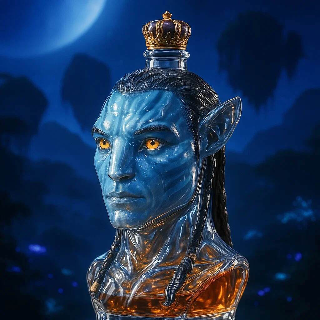 Avatar—Jake Sully & Neytiri Limited Edition Whisky Bottle