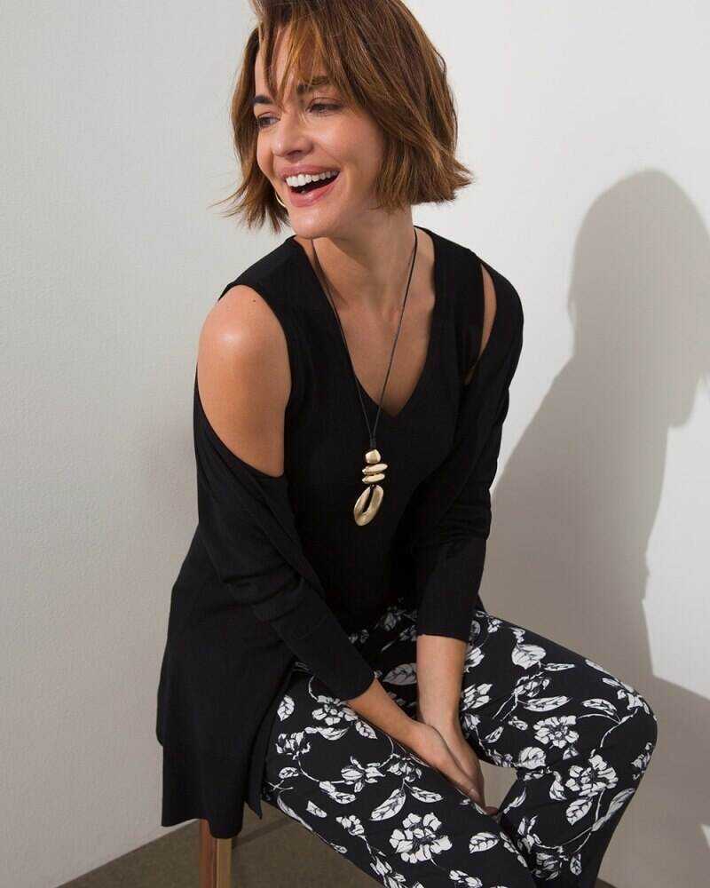 Spun Rayon V-Neck Tank Very Cherry