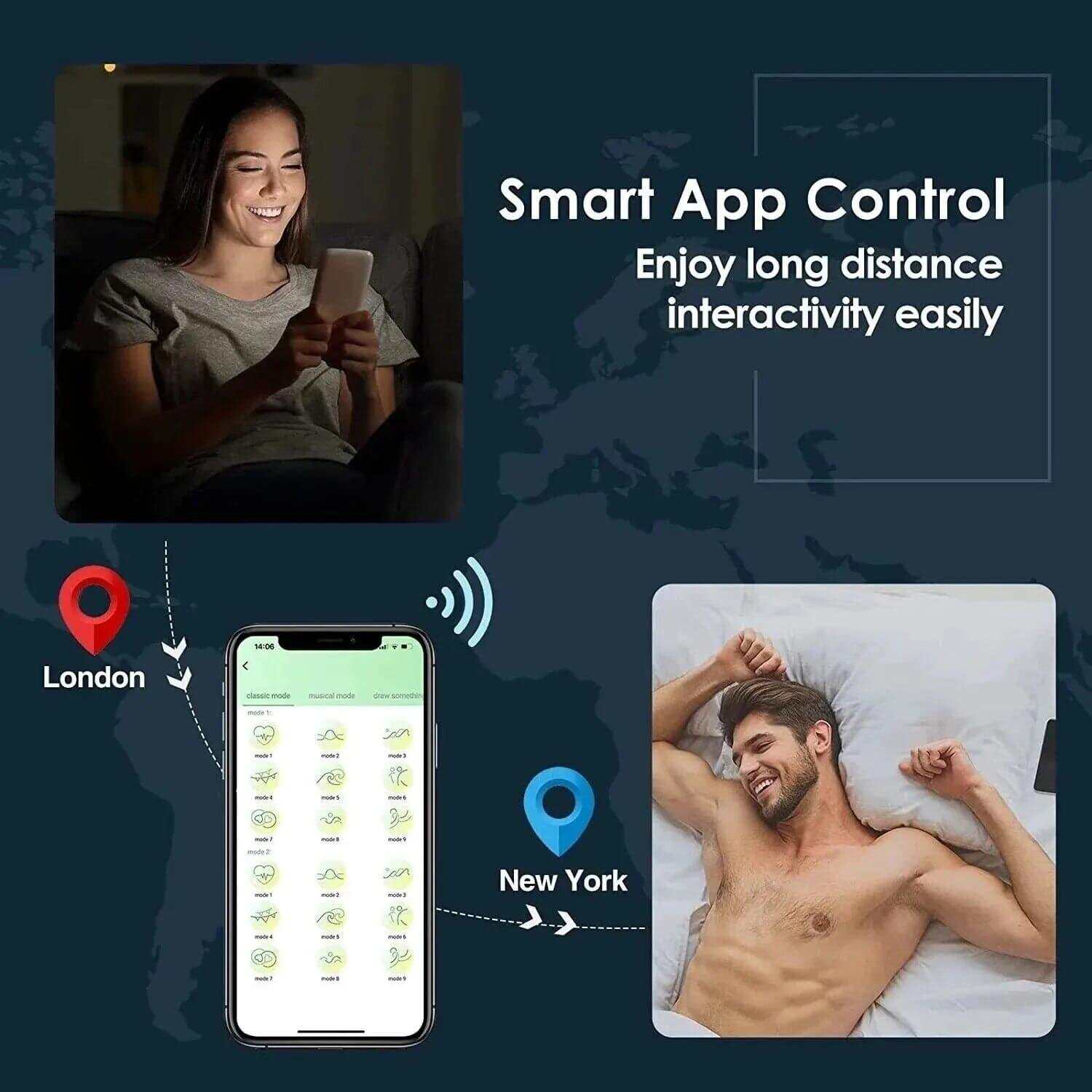 PASSION PULSE APP-Controlled Glans Trainer & Delay Cock Ring Vibrator