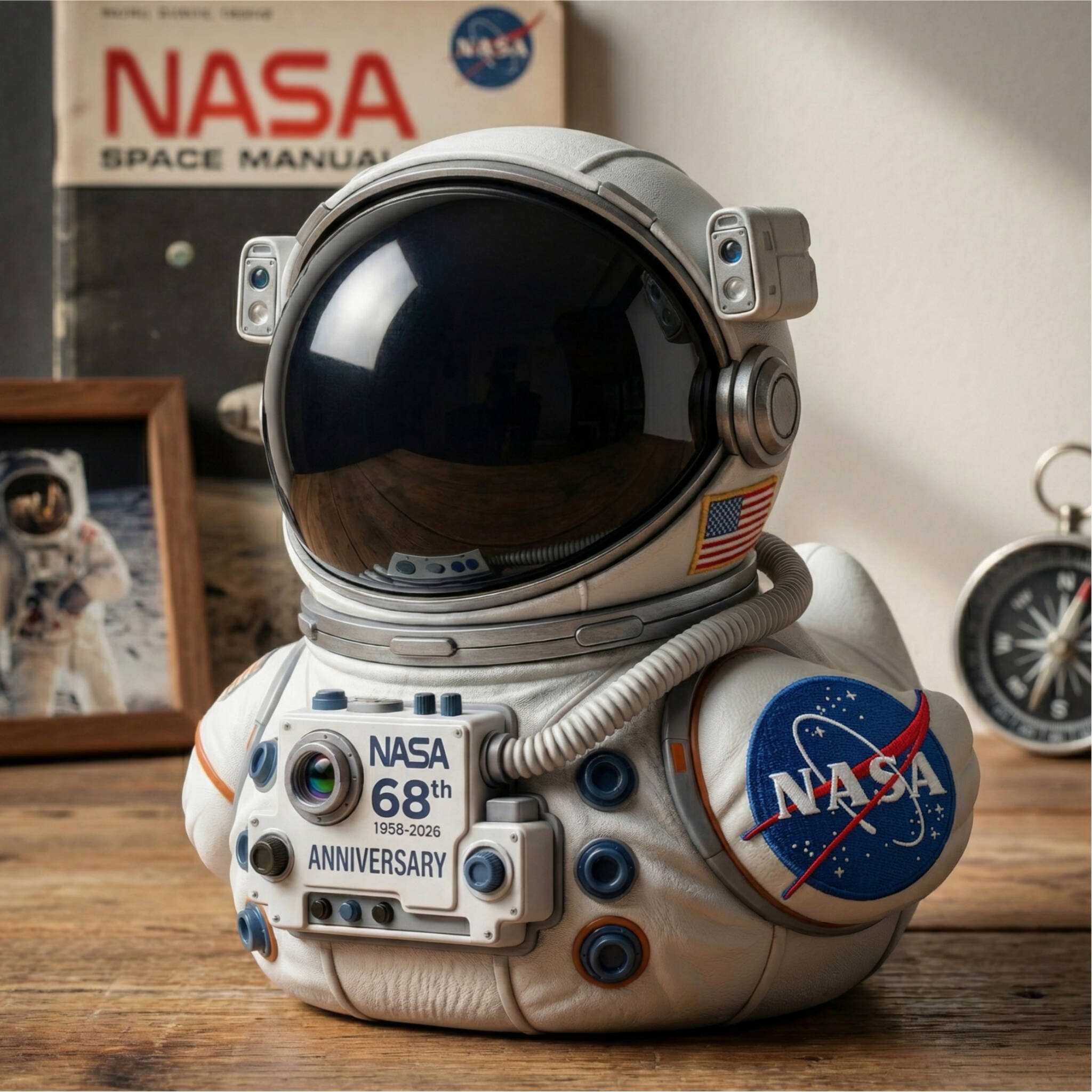 NASA 68th Anniversary Astronaut Tribute Duck