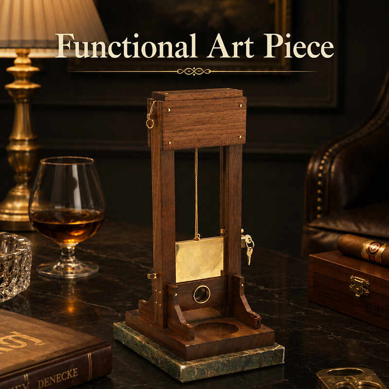 Luxury Desktop Cigar Cutter | Unique Guillotine Style Trimmer