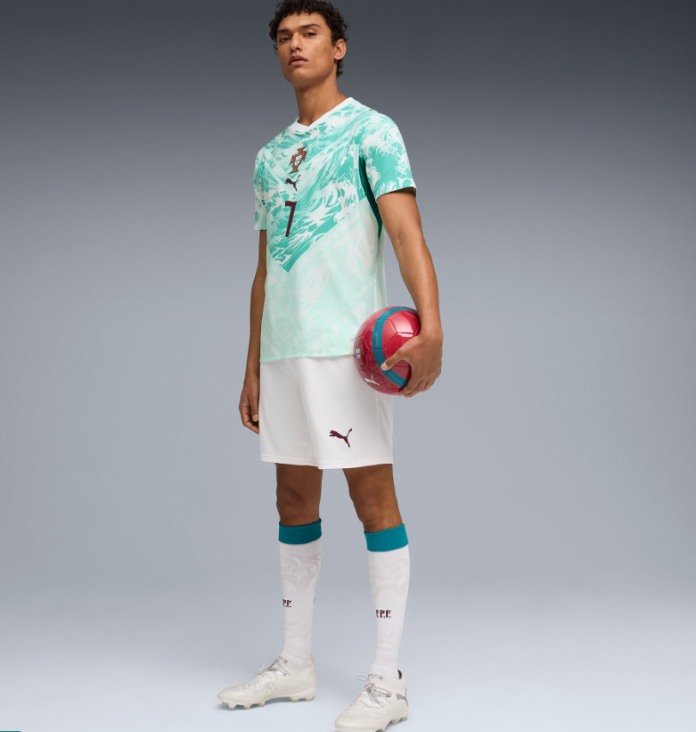 Cristiano Ronaldo Portugal National Team Puma 2026 Away On-Field Authentic Jersey - White