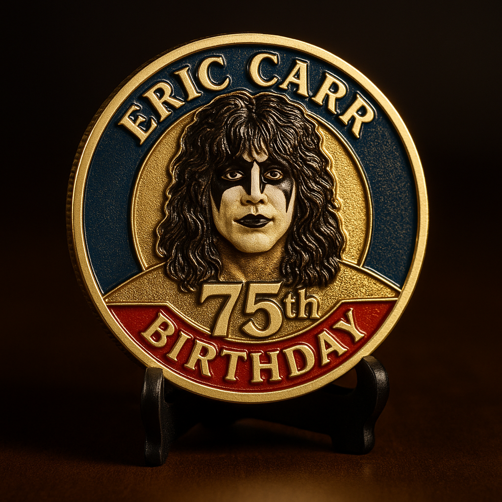 Eric Carr 75th Birth Anniversary Coin
