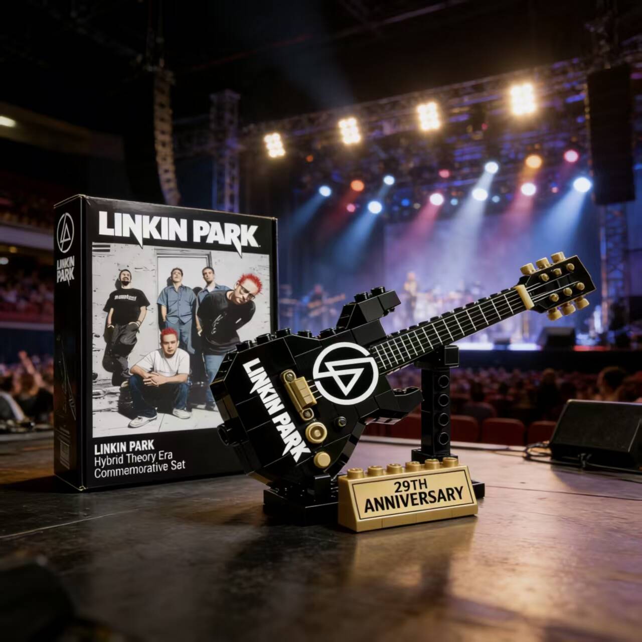 Linkin Park 29th Anniversary Guitar Building Blocks – Hybrid Theory Set