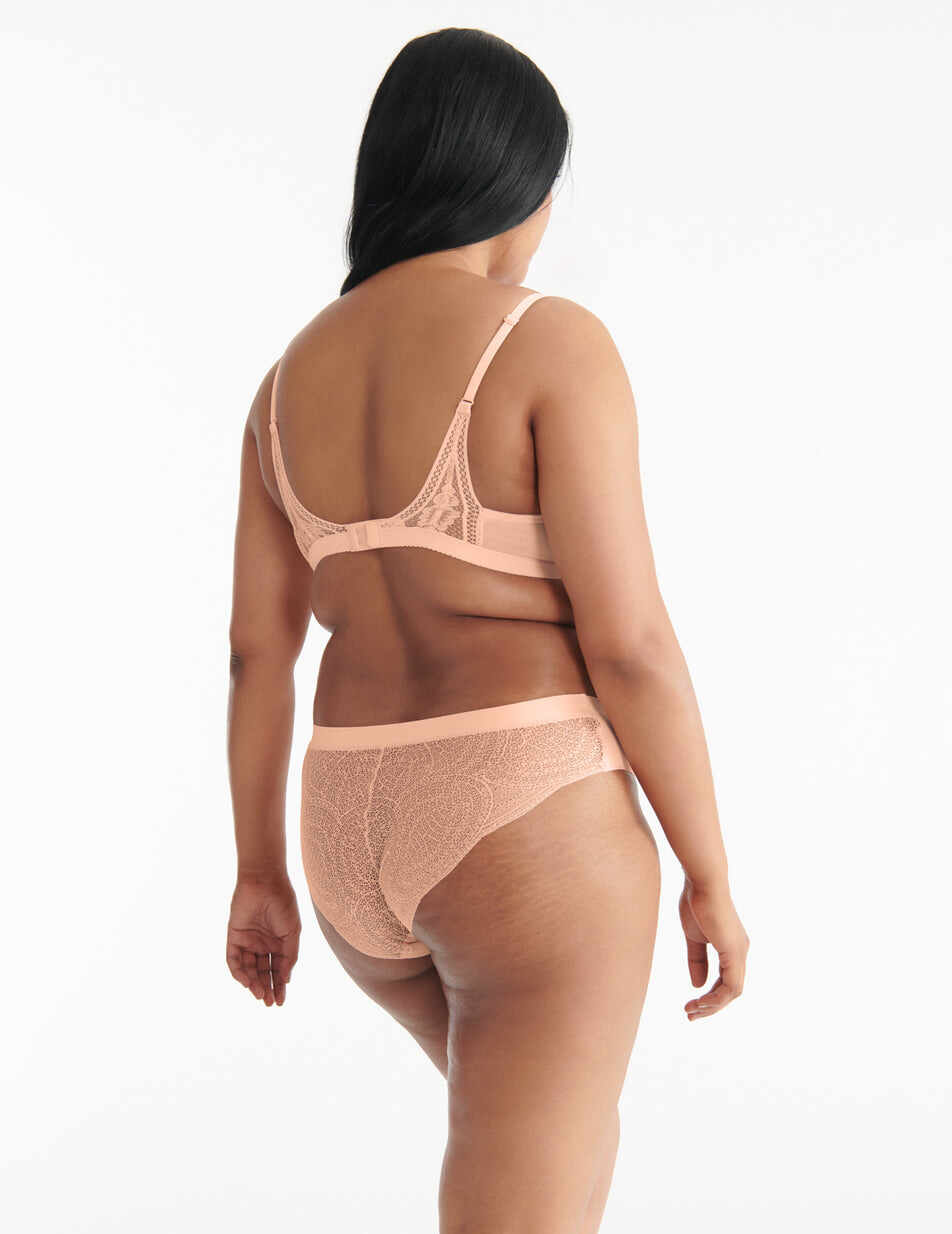 Lace Deep-V Bra