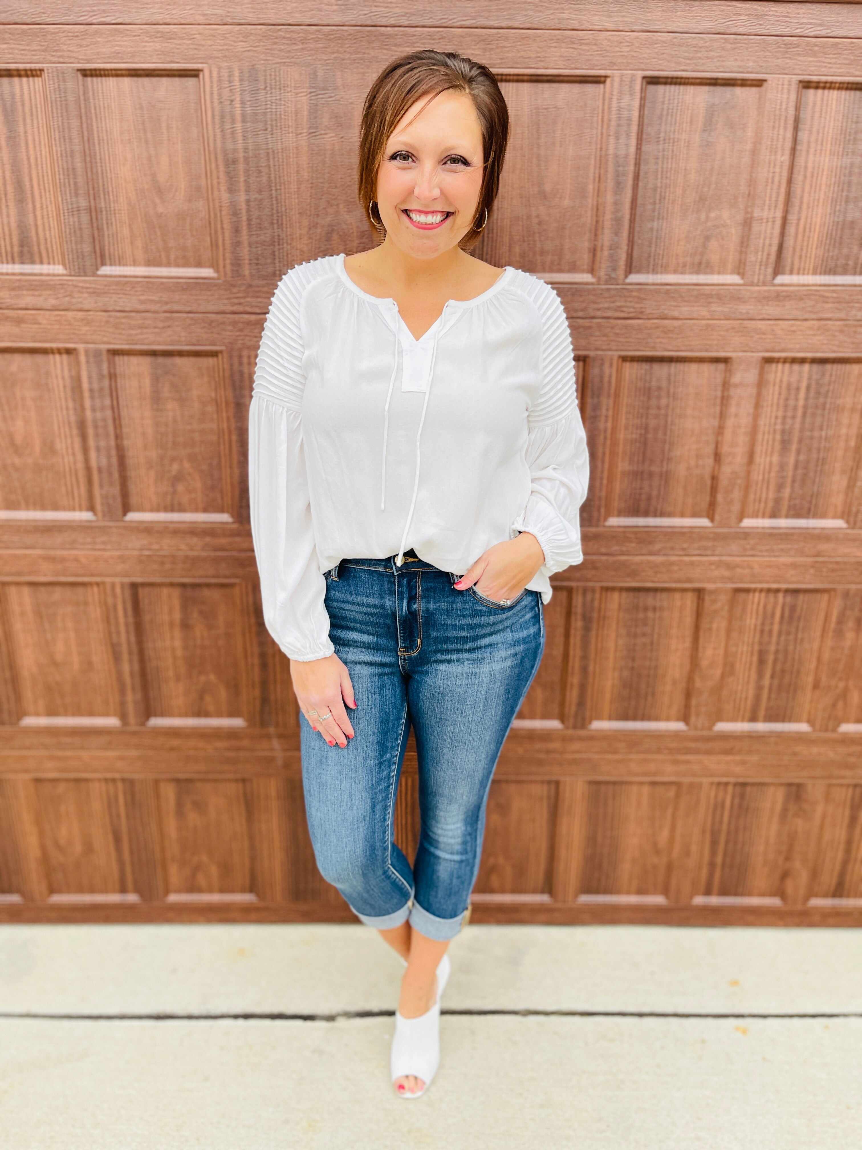 PLUS/REG Two in One Cuff This Way Skinny Jean / Capri
