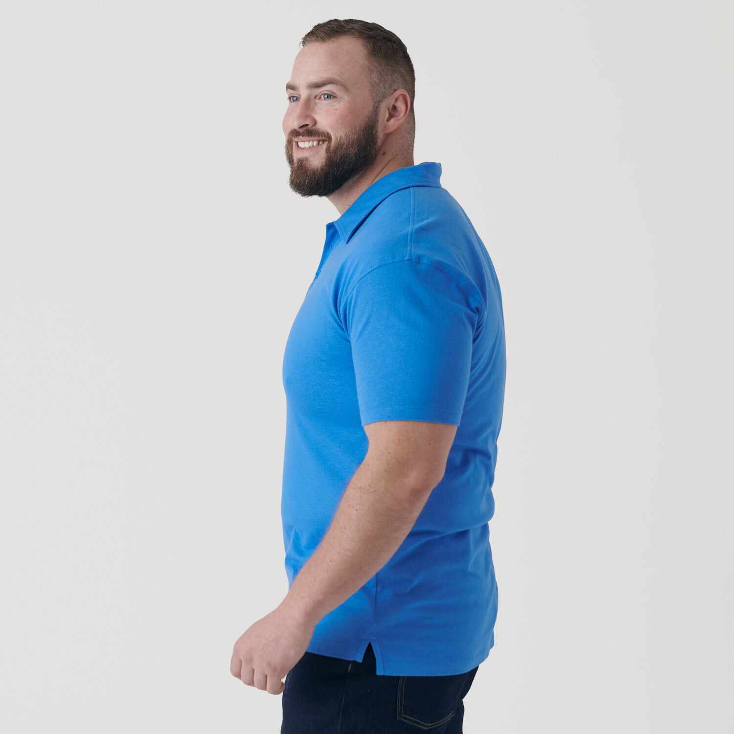 Periwinkle Blue Short Sleeve Polo
