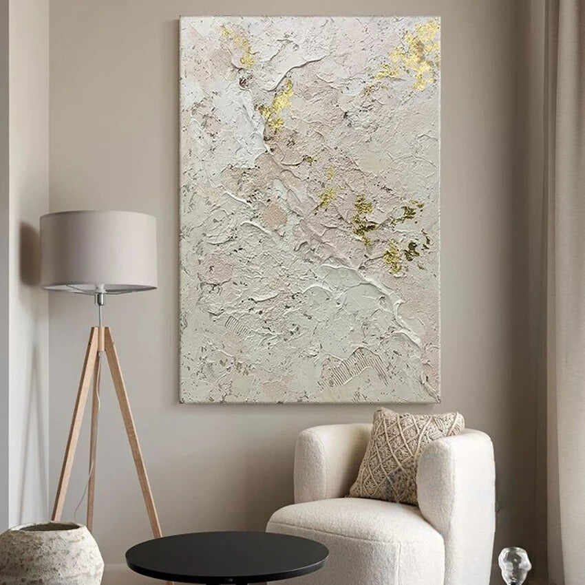 Modern Gold Foil Texture Wall Art