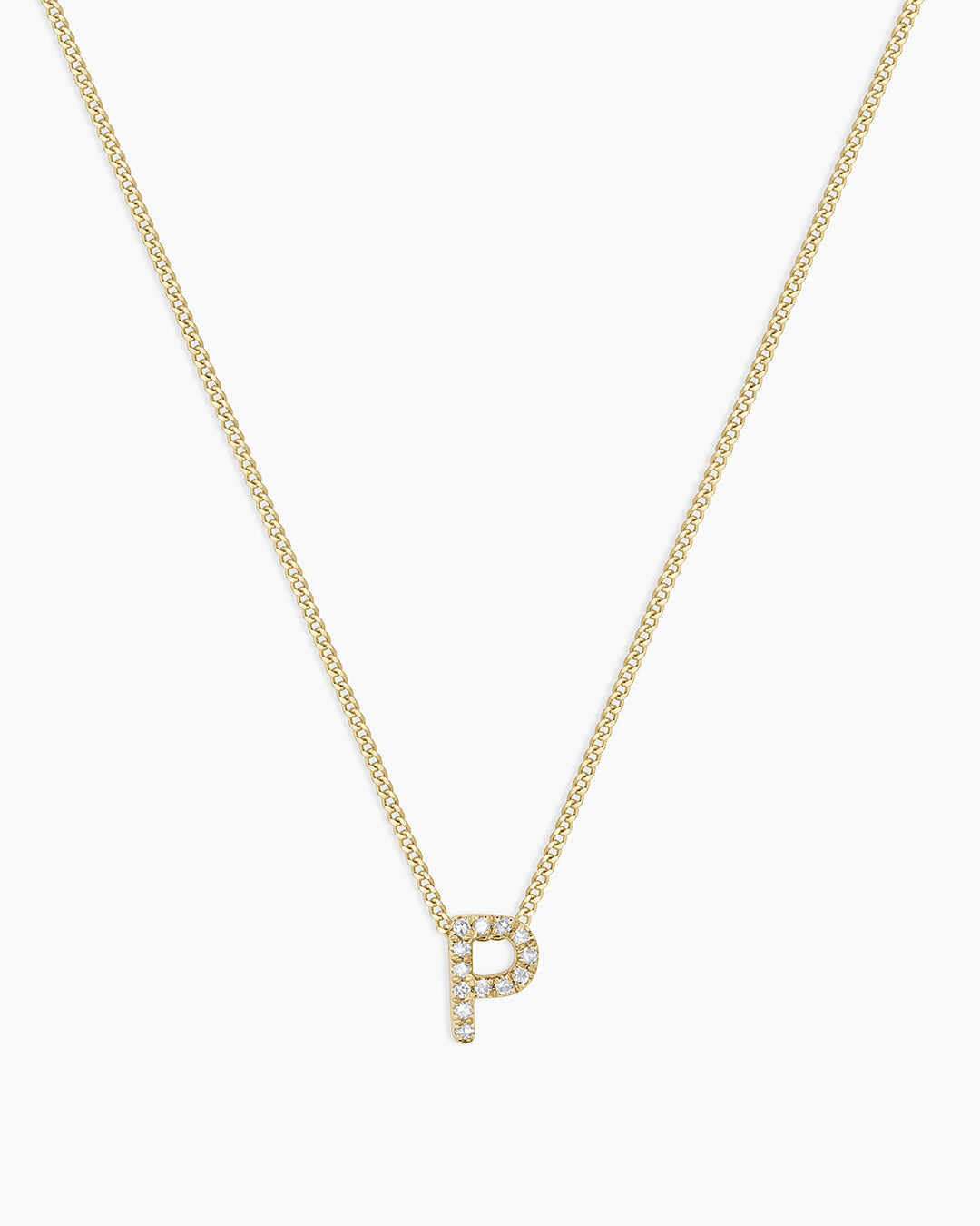 Diamond Alphabet Necklace