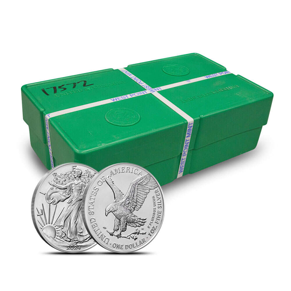 2024 $1 1-oz Silver Eagle BU 20-Coin Roll