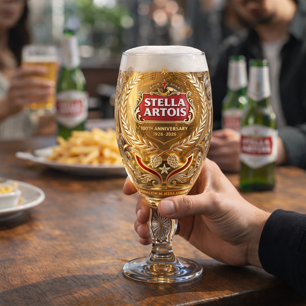 Stella Artois 100th Anniversary Glass