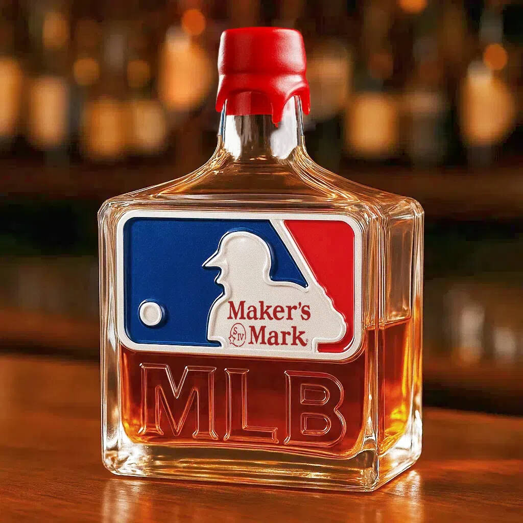 ⚾MLB Whiskey Bottle